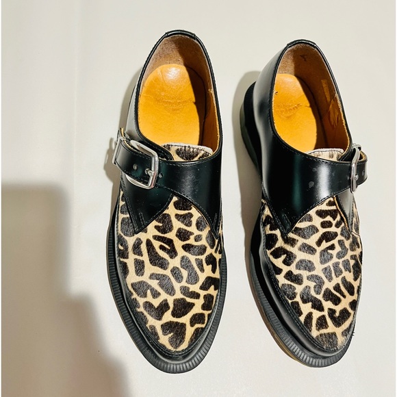 Dr. Martens Shoes - ❤️‍🔥Dr. Martens Hawley US L 6 uk4 US M 5 unisex giraffe 🦒print fur leather💥